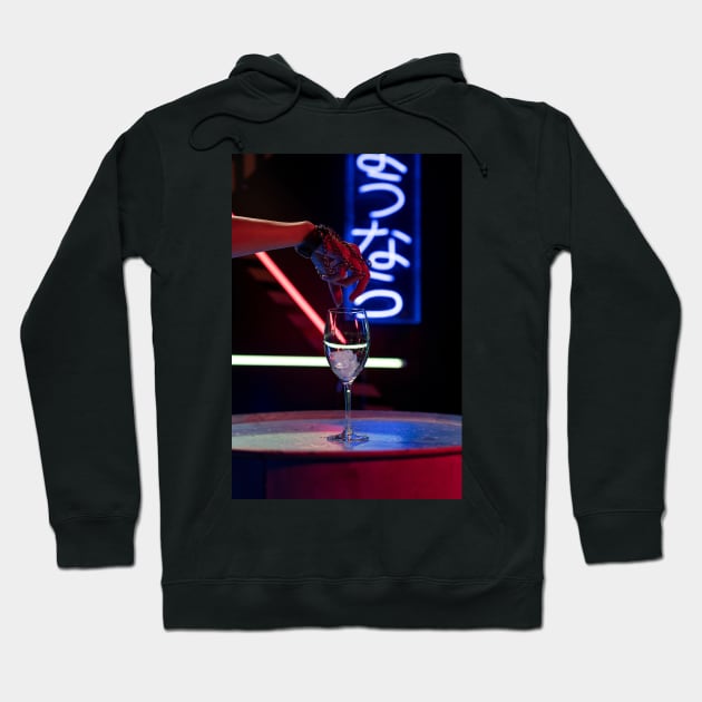 cyberpunk night life Hoodie by CyberPunkTshirt